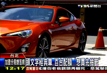 頭文字經典車 百台配額「想買先抽籤」