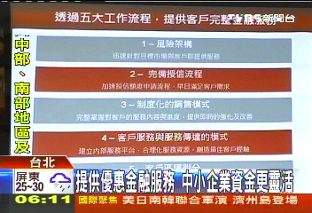 提供優惠金融服務　中小企業資金更靈活