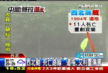 蘇拉颱風／「西北颱」威脅路徑！　大雨、滿潮夾擊北台