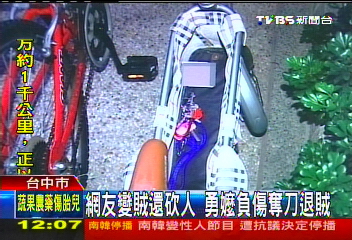 網友變賊還砍人 勇嬤負傷奪刀退賊