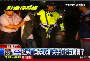 姐弟口角母心煩　失手打死5歲養子