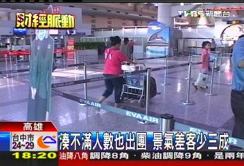 湊不滿人數也出團　景氣差客少3成
