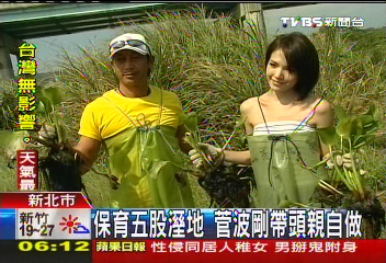 保育五股溼地 菅波剛帶頭親自做