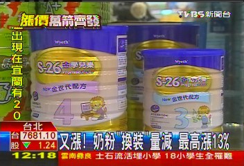 查價不力?奶粉「換裝」量減 悄漲13%