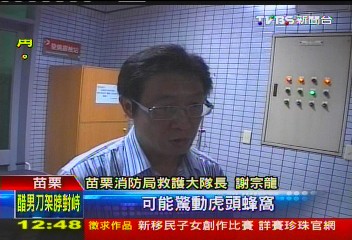 蜂群鑽進捕蜂衣 虎頭蜂螫死熱心義消