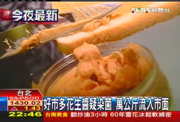 好市多花生醬疑染菌 萬公斤恐下肚