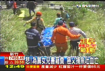 悲！為籌女兒書籍費　癌父捕魚吐血亡
