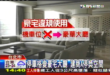 停車格變健身房 建商A停獎空間