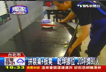 〈獨家〉「空間不夠？」熱炒挪位擠客　後巷洗菜