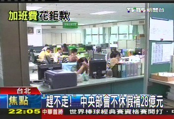 「趕不走!」 中央部會不休假補28億元