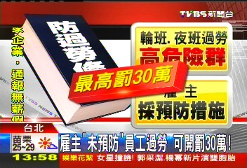 雇主「未預防」員工過勞 可開罰30萬!