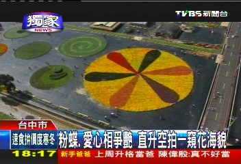 〈獨家〉平視只見百花 遊客嘆:看不出圖騰