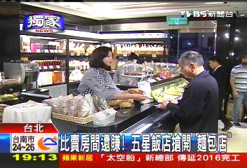 〈獨家〉比賣房間還賺！　五星飯店搶開「麵包店」