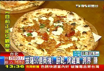 披薩50億商機! 餅乾、烤雞業「跨界」賺