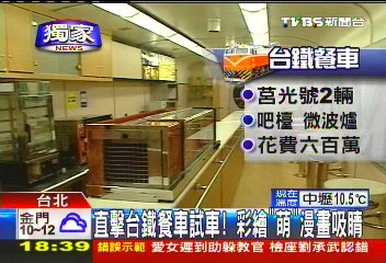 〈獨家〉直擊台鐵餐車試車! 彩繪「萌」漫畫吸睛
