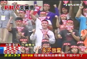 新鮮人好苦！　台20至24歲失業率14%