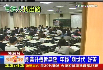 創業升遷皆無望　年輕「崩世代」好苦