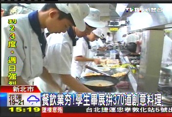 餐飲業夯! 學生畢展拚370道創意料理