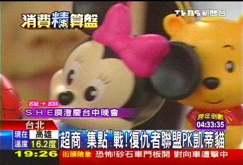 超商「集點」戰! 復仇者聯盟PK凱蒂貓