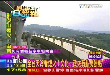 全台天冷看煙火！　文化、政大有私房景點