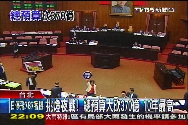 挑燈夜戰! 總預算大砍370億10年最高