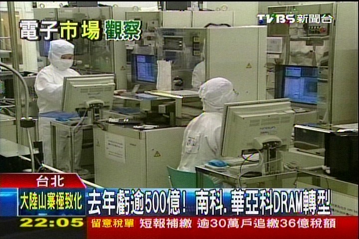 去年虧逾500億！　南科、華亞科DRAM轉型