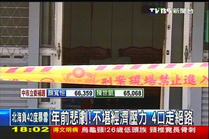 年前悲劇! 不堪經濟壓力四口走絕路