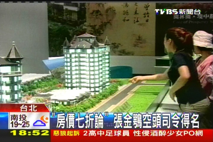「空頭司令」張金鶚任官 營建股小跌