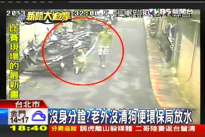 沒身分證？　老外沒清狗便環保局放水