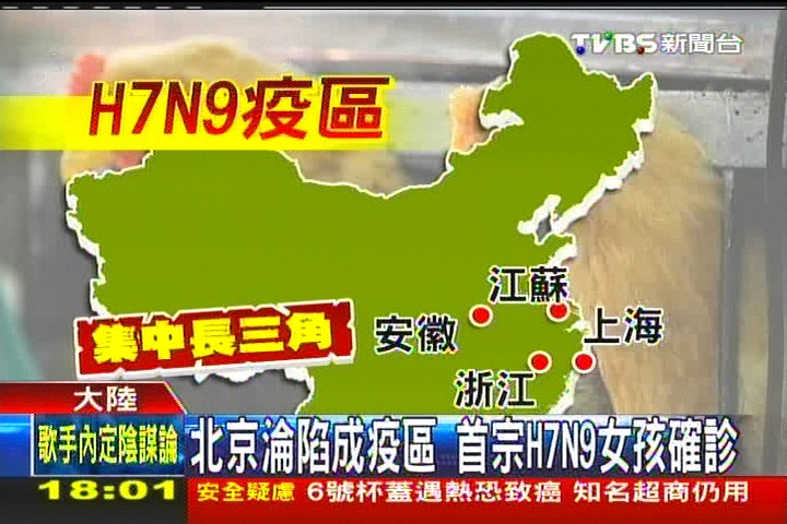 北京淪陷成疫區 首宗H7N9女孩確診