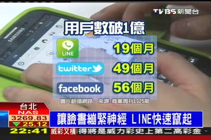 LINE快攻搶地盤 臉書反擊衝營收