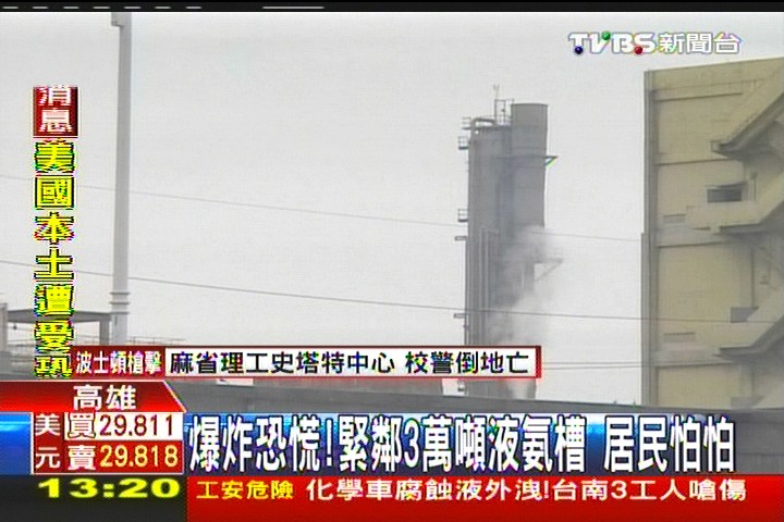 爆炸恐慌！緊鄰3萬噸液氨槽　居民怕怕