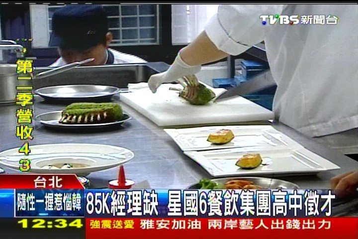 85K經理缺 星國6餐飲集團高中徵才