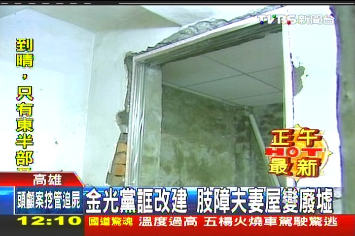 金光黨誆改建 肢障夫妻屋變廢墟