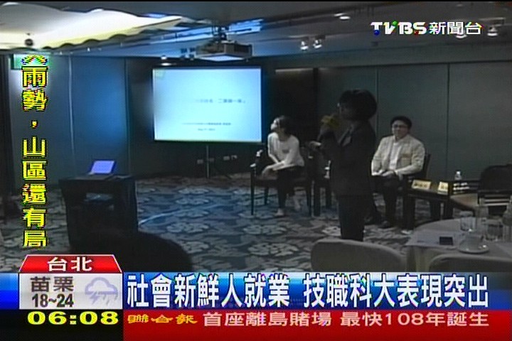 社會新鮮人就業　技職科大表現突出