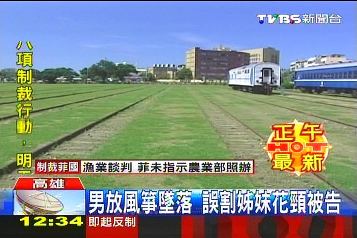 男放風箏墜落 誤割姊妹花頸被告