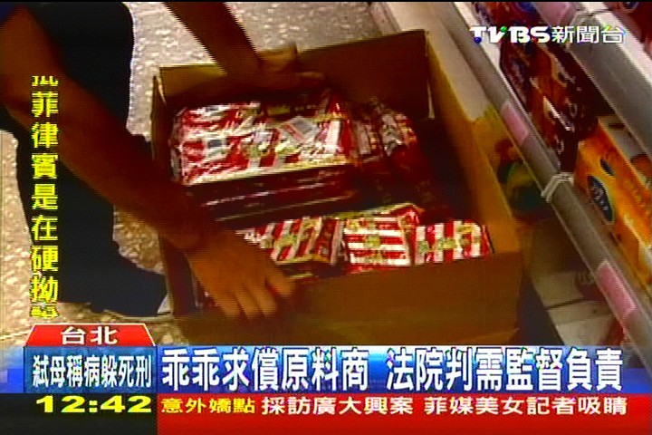 乖乖求償原料商　法院判需監督負責