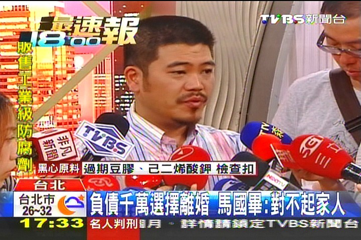 負債千萬選擇離婚 馬國畢:對不起家人