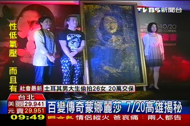 百變傳奇蒙娜麗莎　7/20高雄揭密