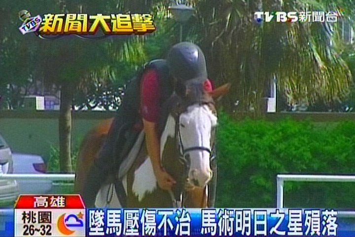 障礙賽滑跤!500公斤馬壓女選手 不治