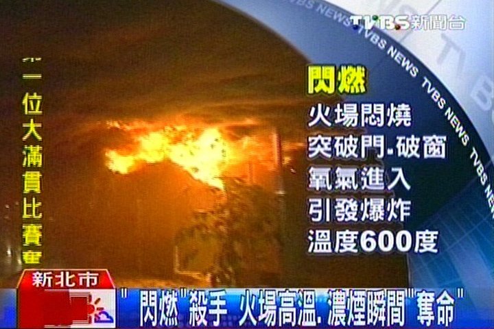 「閃燃」殺手！　火場高溫、濃煙瞬間「奪命」