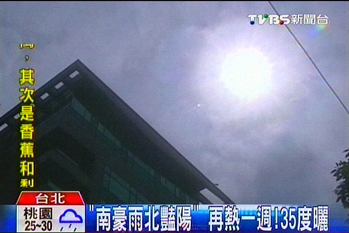 〈獨家〉「南豪雨北豔陽」 再熱1週!35度曬
