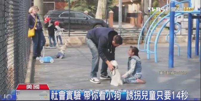 社會實驗「帶你看小狗」　誘拐兒童只要14秒