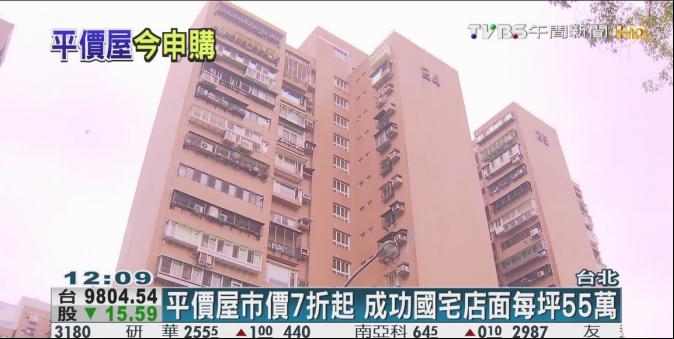 百戶平價屋申購 透天店面總價最低55萬