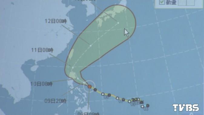 〈快訊〉白海豚颱風成形　紅霞估週日上午發海警